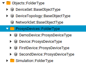 OPC UA Simulation Server - ProsysDevices FolderType