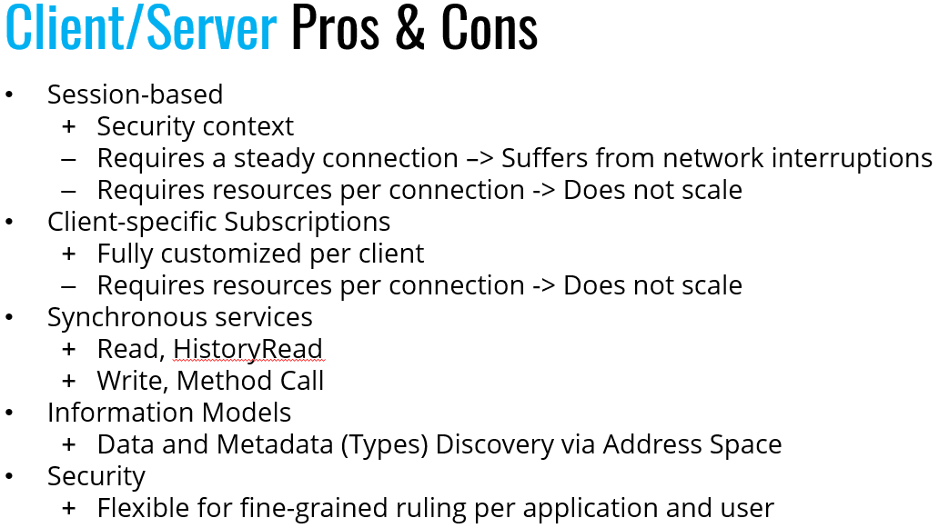 Client/Server Pros&Cons Slide