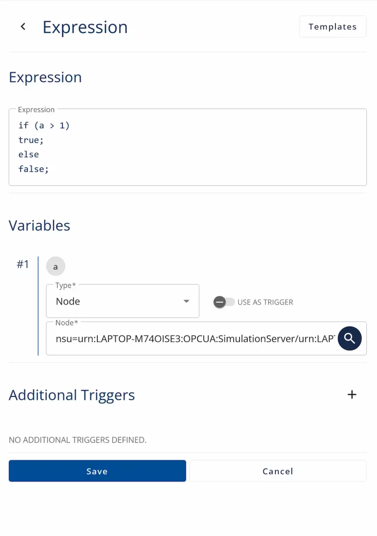 Define expression example 2