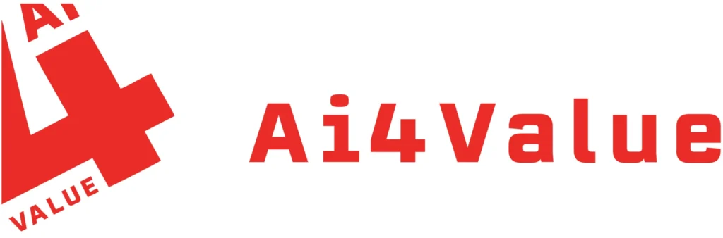 AI4Value logo with red text and a stylized AI4 symbol