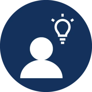 Expert with a lightbulb, representing OPC UA expert services